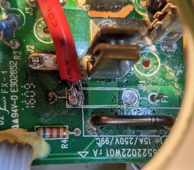 First solder
