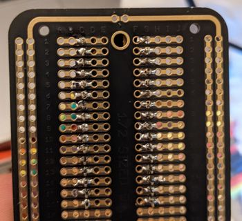 Soldered in!