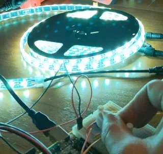 Result: RGB knobs that control the color!