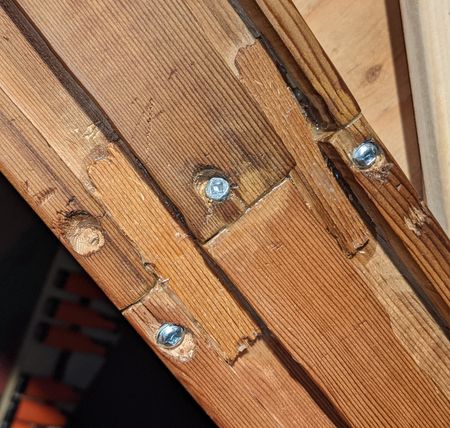 After that broke, the second pocket screws